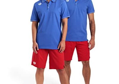 Arena Team Polo Unisexe En Coton Solide Shirt Bleu Roi M Mixte