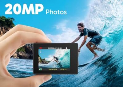 Camera Sport 4k 30fps 20mp Wifi Cakaso 8