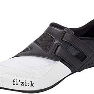 Fizik Powerstrap R4 Chaussures De Triathlon Unisexe Adulte Blanc Noir 40 Eu 5