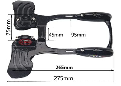 Guidon Triathlon Cintre Aero Carbone Retractable Rxl 3