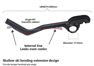 Guidon Velo Triathlon Prolongateur 5