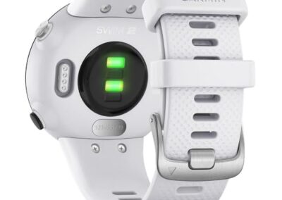 Montre Connectee Pour La Natation Garmin Swim 2 Gps Blanche 13