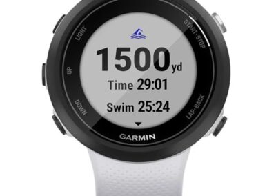 Montre Connectee Pour La Natation Garmin Swim 2 Gps Blanche 9