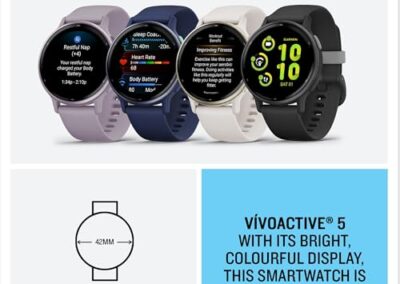 Montre Tracker D Activite Connectee Pour Le Sport Garmin Vivoactive 5