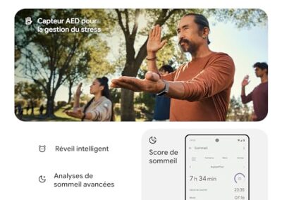 Montre Tracker D Activite Connectee Pour Le Sport Google Fitbit Charge 6 11