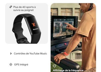 Montre Tracker D Activite Connectee Pour Le Sport Google Fitbit Charge 6 12