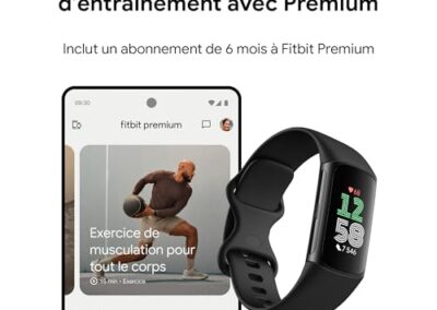 Montre Tracker D Activite Connectee Pour Le Sport Google Fitbit Charge 6 8