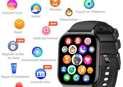 Montre Tracker D Activite Connectee Pour Le Sport Zoskvee 3