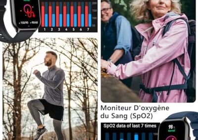 Montre Tracker D Activite Connectee Pour Le Sport Zoskvee 6