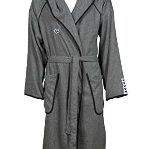 Peignoir Arena Soft En Coton Confortable Et Leger Gris 6