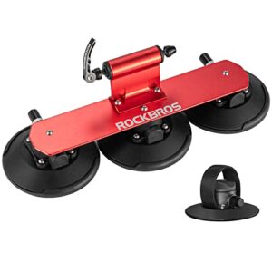 Porte Velo Avec Ventouse Pour Toit Voiture Rockbros Rouge 8